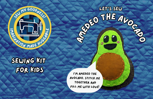 Sew My Goodness Sewing Kit: Amedeo the Avocado