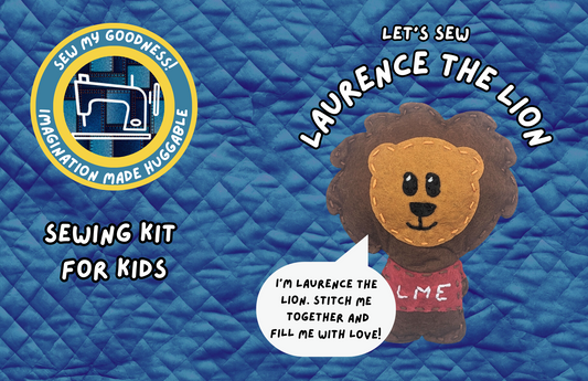 Sew My Goodness Sewing Kit: Laurence the Lion